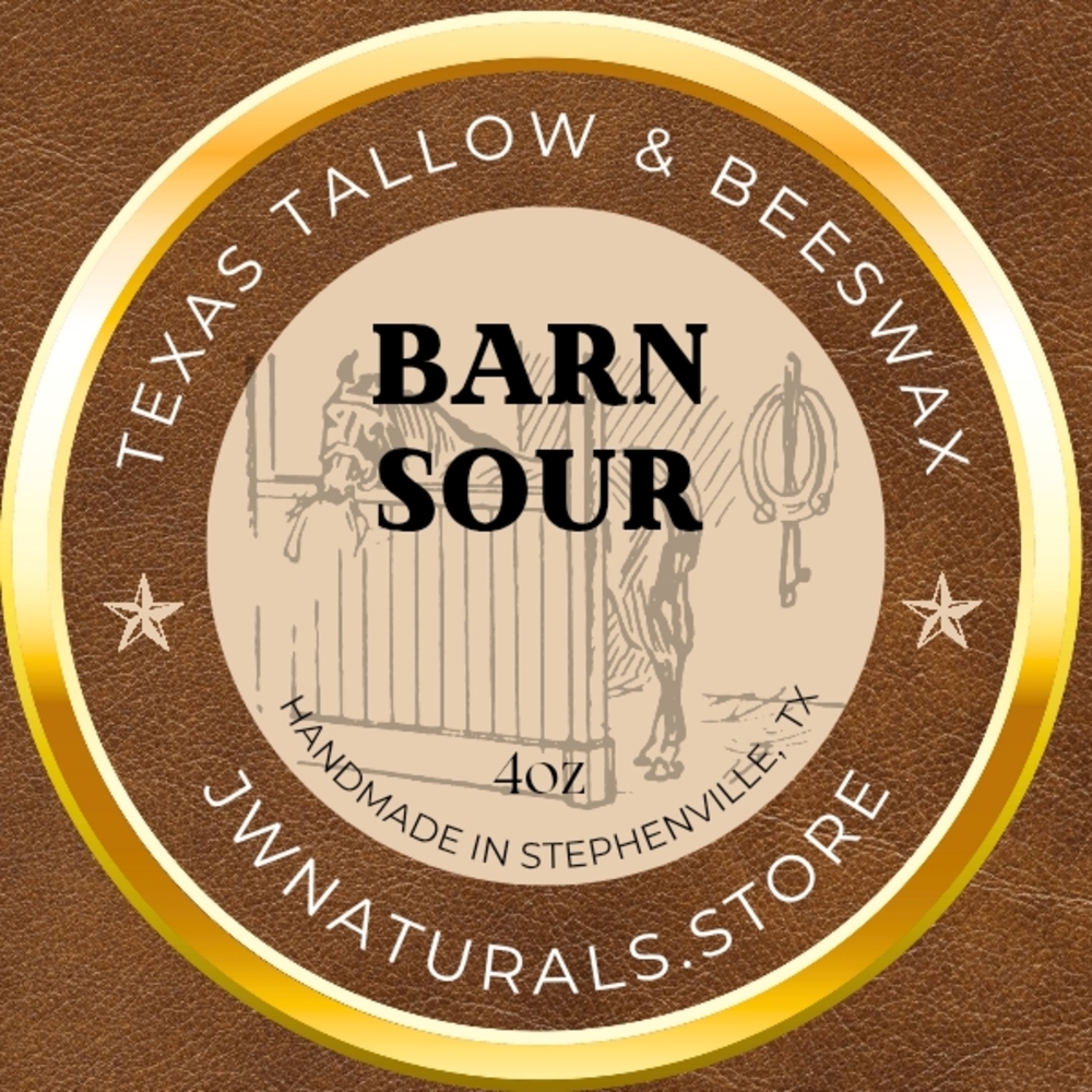 Barn Sour Texas Tallow & Beeswax Candle